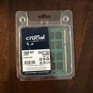 Crucial 16GB Kit- Mac Compatible